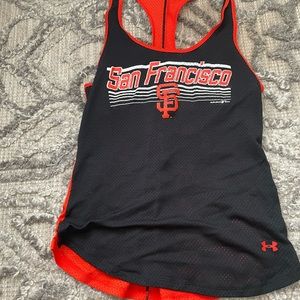 women’s under armor giants tank